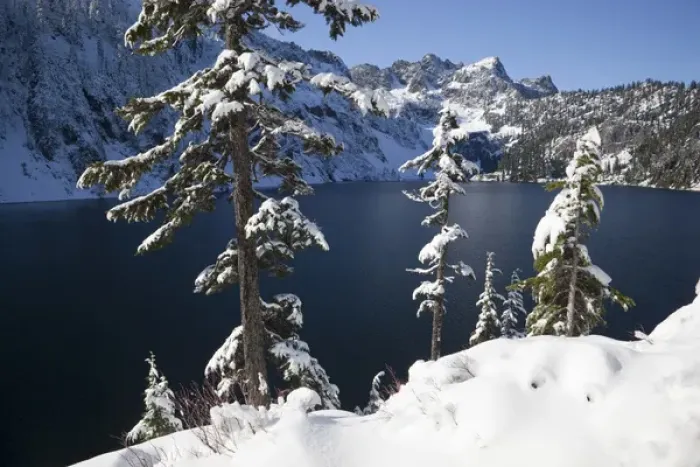 Framed Print : WA, Alpine Lakes Wilderness, Snow Lake Framed Print : WA, Alpine Lakes Wilderness, Snow Lake