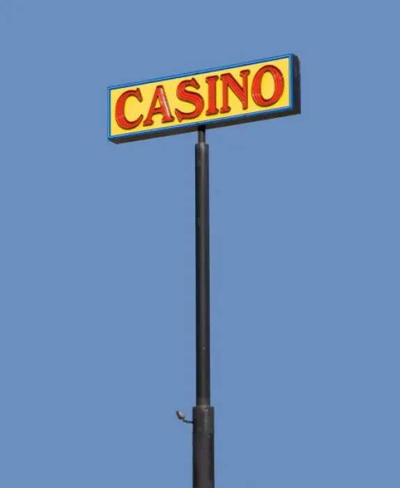 Framed Print : WA, Ellensburg, Wild Goose Casino sign Framed Print : WA, Ellensburg, Wild Goose Casino sign