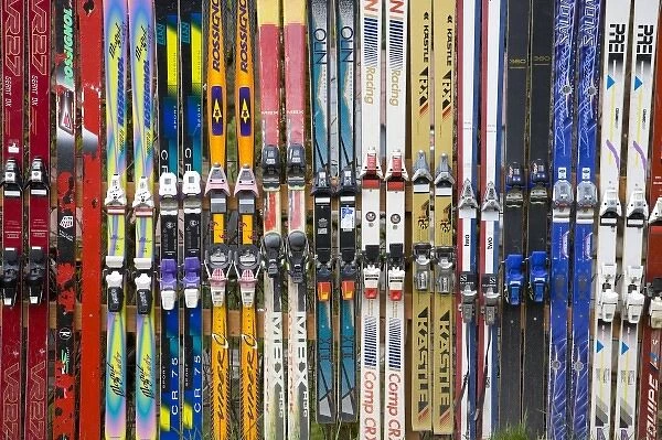 WA, Glacier, Ski Fence, at the Glacier Ski Shop