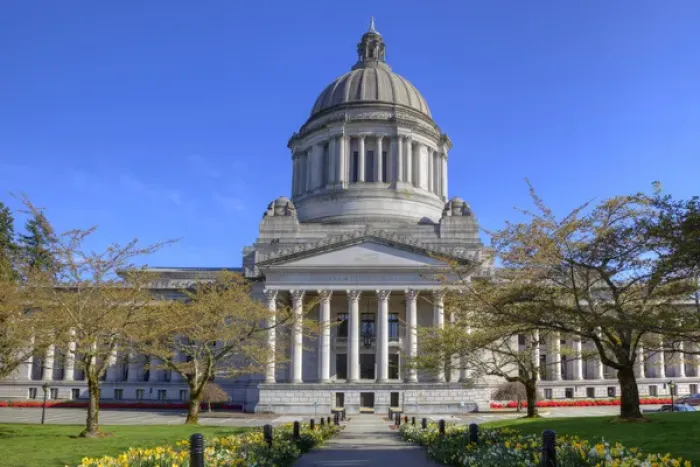 Framed Print : WA, Olympia, Washington State Capitol, Legislative Building