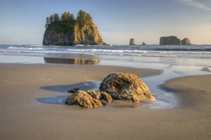 Framed Print : WA, Olympic National Park, Second Beach Framed Print : WA, Olympic National Park, Second Beach
