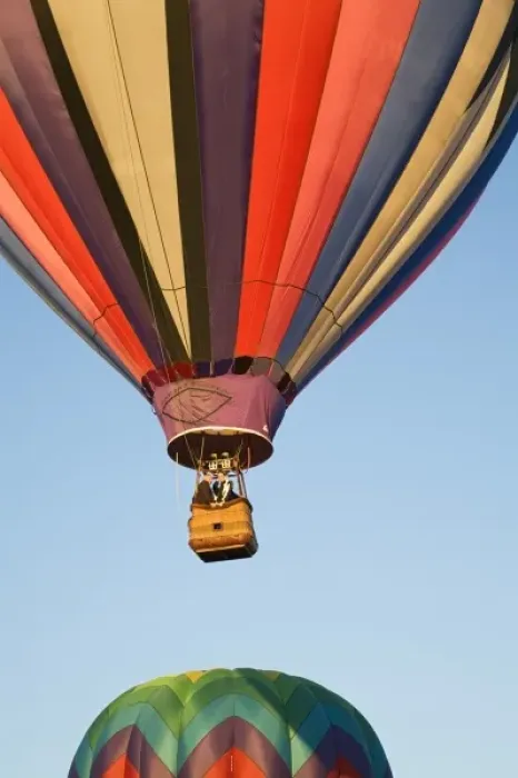 Framed Print : WA, Prosser, The Great Prosser Balloon Rally, Hot air balloons in flight