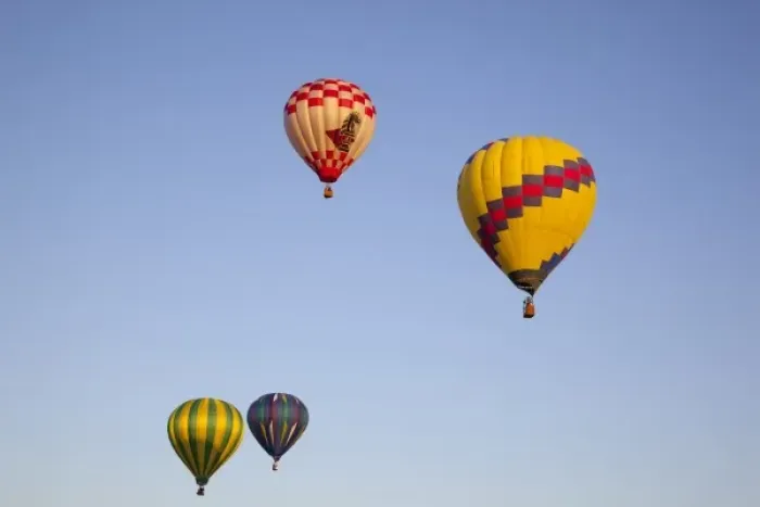Framed Print : WA, Prosser, The Great Prosser Balloon Rally, Hot air balloons in flight Framed Print : WA, Prosser, The Great Prosser Balloon Rally, Hot air balloons in flight