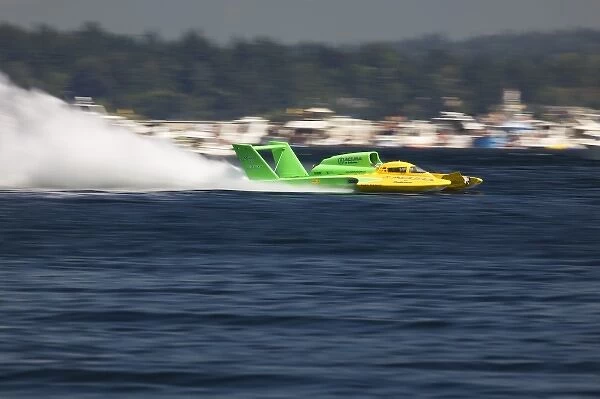 WA, Seattle, Seafair Hydroplane Races on Lake Washington