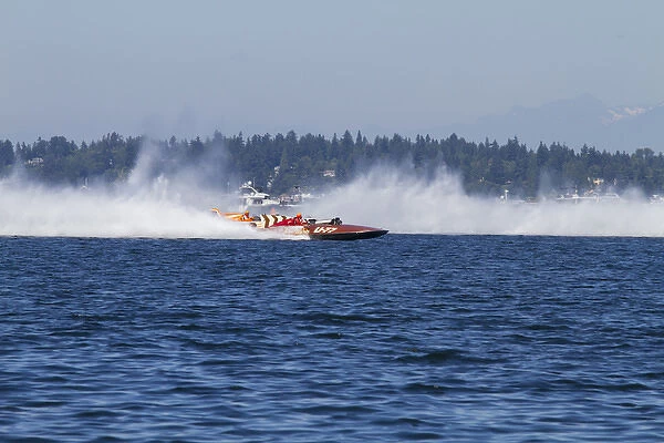 WA, Seattle, Seafair, Vintage Hydroplane Races, Lake Washington