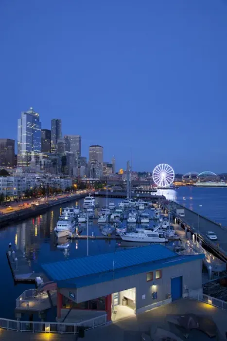 Framed Print : WA, Seattle, The Seattle Great Wheel, at Pier 57 on the waterfront Framed Print : WA, Seattle, The Seattle Great Wheel, at Pier 57 on the waterfront