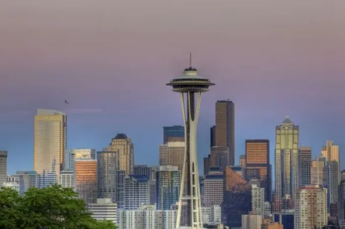 Framed Print : WA, Seattle, skyline from Kerry Park Framed Print : WA, Seattle, skyline from Kerry Park