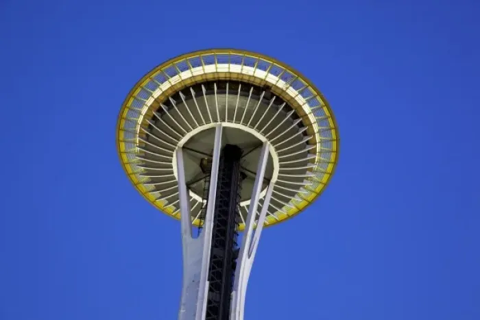 Framed Print : WA, Seattle, Space Needle Framed Print : WA, Seattle, Space Needle