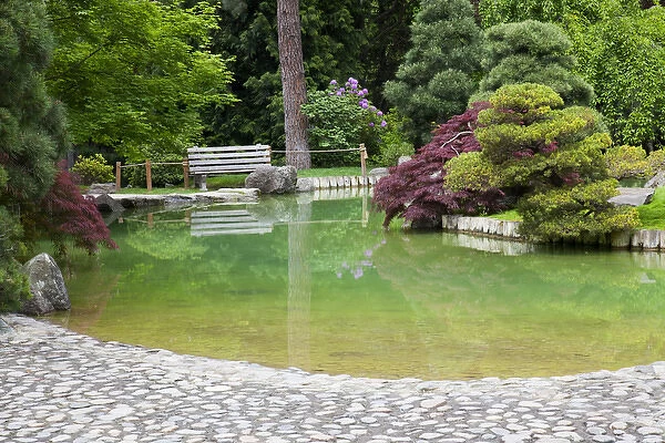WA, Spokane, Manito Park, Nishinomiya Japanese Garden