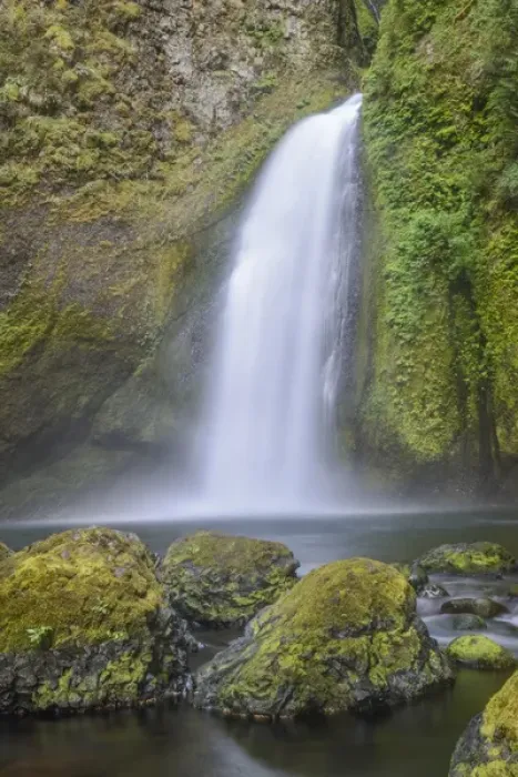 Framed Print : Wahclella Falls, Columbia River Gorge Framed Print : Wahclella Falls, Columbia River Gorge