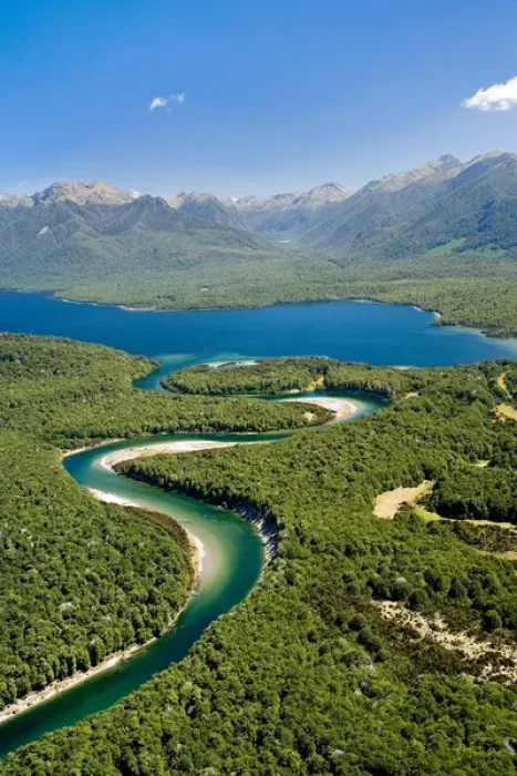 Framed Print : Waiau River and Lake Manapouri, Fiordland National Park, South Island, New Zealand Framed Print : Waiau River and Lake Manapouri, Fiordland National Park, South Island, New Zealand
