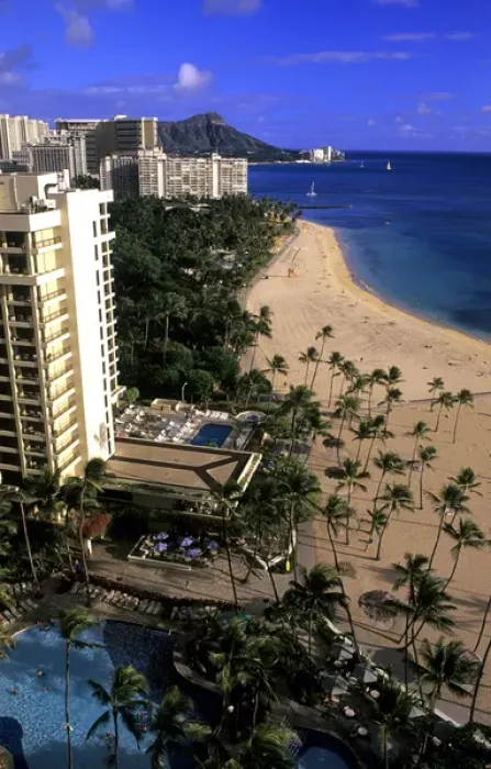 Framed Print : Waikiki beach, Oahu, Hawaii, USA