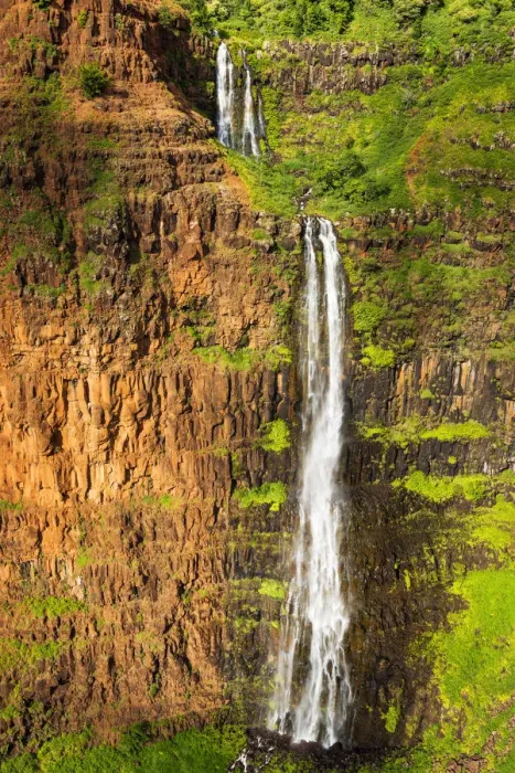 Framed Print : Waipoo Falls, Waimea Canyon State Park, Kauai, Hawaii, USA