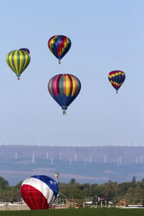 Framed Print : Walla Walla Hot Air Balloon Stampede Framed Print : Walla Walla Hot Air Balloon Stampede