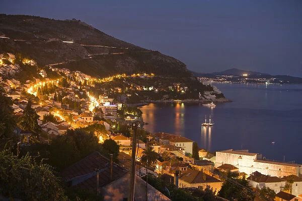 Walled City of Dubrovnik, Southeastern Tip of Croatia, Dalmation Coast, Adriatic Sea