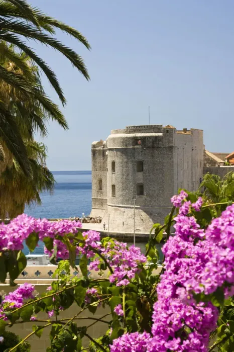 Framed Print : Walled City of Dubrovnik, Southeastern Tip of Croatia, Dalmation Coast, Adriatic Sea
