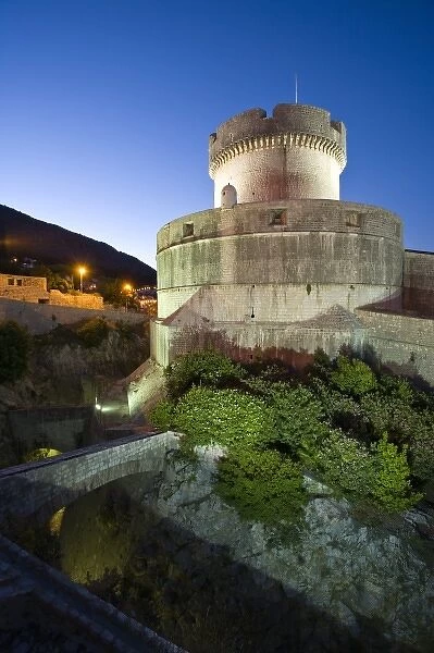 Walled City of Dubrovnik, Southeastern Tip of Croatia, Dalmation Coast, Adriatic Sea