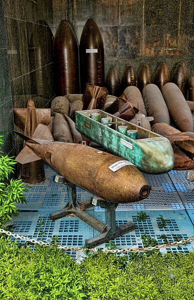 War Remnants Museum American War Saigon Ho Chi Minh Vietnam bombs captured