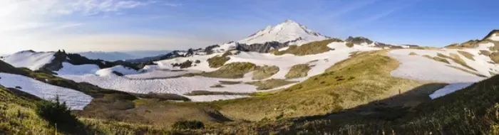 Framed Print : Washington, Cascade Mountains. Mount Baker panorama, from Ptarmigan Ridge Framed Print : Washington, Cascade Mountains. Mount Baker panorama, from Ptarmigan Ridge