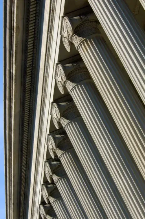 Framed Print : Washington, DC, The Treasury Department, column detail Framed Print : Washington, DC, The Treasury Department, column detail