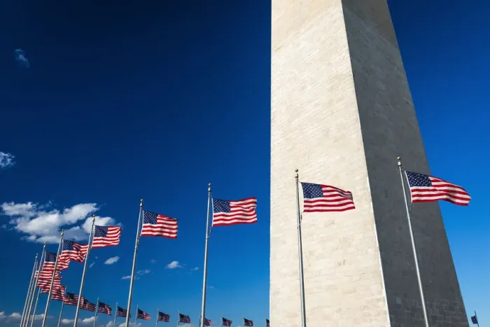 Framed Print : The Washington Monument, Washington, DC USA
