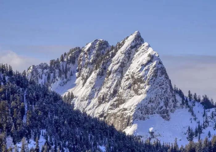Framed Print : Washington State, Central Cascades. Bessemer Mountain
