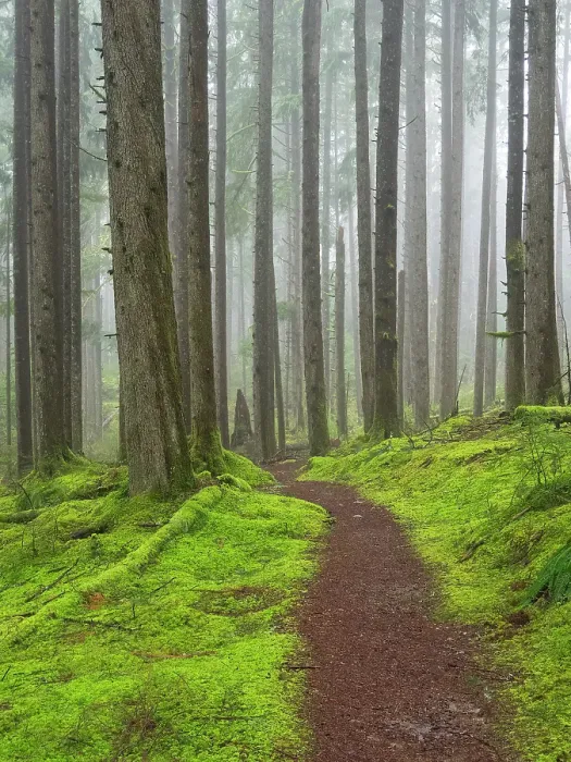 Framed Print : Washington State, Central Cascades. Mount Baker Snoqualmie National Forest, Forest trail with lush moss understory Framed Print : Washington State, Central Cascades. Mount Baker Snoqualmie National Forest, Forest trail with lush moss understory