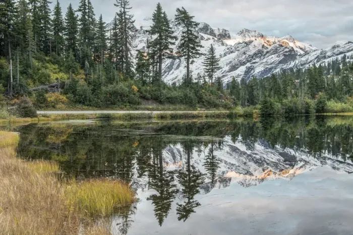Framed Print : Washington State, Mt. Baker and Snoqualmie National Forest, Mt. Shuksan and Picture Lake Framed Print : Washington State, Mt. Baker and Snoqualmie National Forest, Mt. Shuksan and Picture Lake