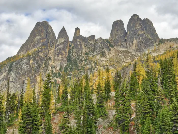 Framed Print : Washington State, Okanogan-Wenatchee National Forest. Liberty Bell Mountain, Concord Framed Print : Washington State, Okanogan-Wenatchee National Forest. Liberty Bell Mountain, Concord