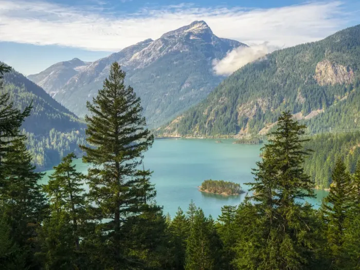 Framed Print : Washington State, Ross Lake National Recreation Area, Diablo Lake Framed Print : Washington State, Ross Lake National Recreation Area, Diablo Lake
