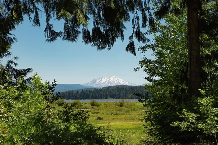 Framed Print : Washington State, Skamania County. Mount St. Helens or Louwala-Clough is an active stratovolcano Framed Print : Washington State, Skamania County. Mount St. Helens or Louwala-Clough is an active stratovolcano