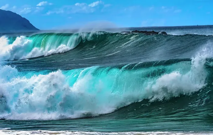 Framed Print : Watching large waves Waimea Bay, North Shore, Oahu, Hawaii. Waimea Bay is famous for big wave surfing Framed Print : Watching large waves Waimea Bay, North Shore, Oahu, Hawaii. Waimea Bay is famous for big wave surfing