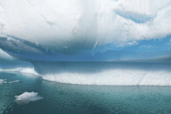 water dripping from a melting iceberg along the western Antarctic peninsula, Antarctica