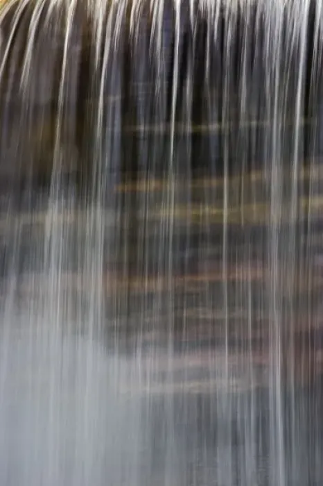 Framed Print : Waterfall, Glacier National Park, Montana