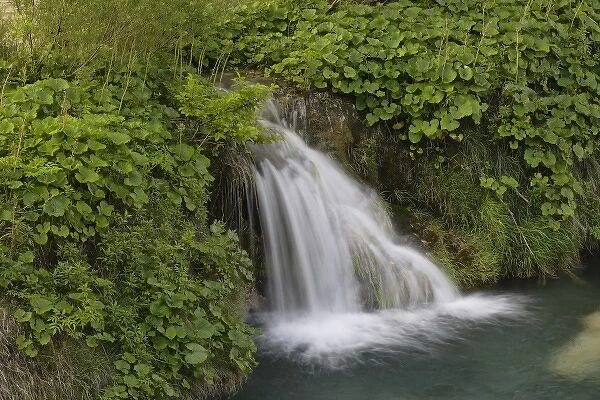 Waterfall, Plitvice Lakes National Park and UNESCO World Heritage cite, Croatia