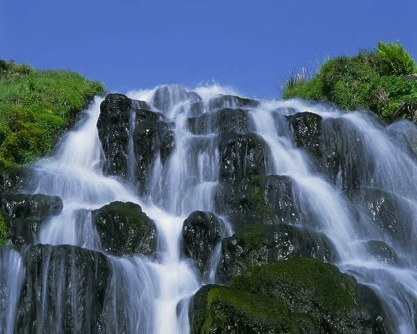 Waterfall, Portree, Isle of Skye, Highlands, Scotland