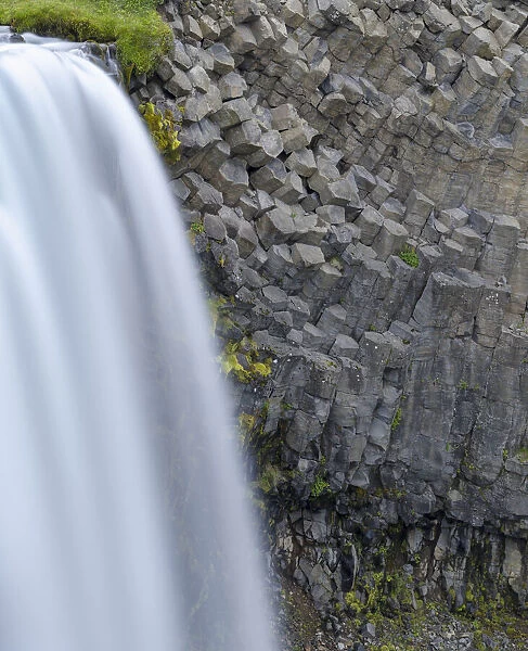 Waterfall Svodufoss. Landscape on peninsula Snaefellsnes in western Iceland
