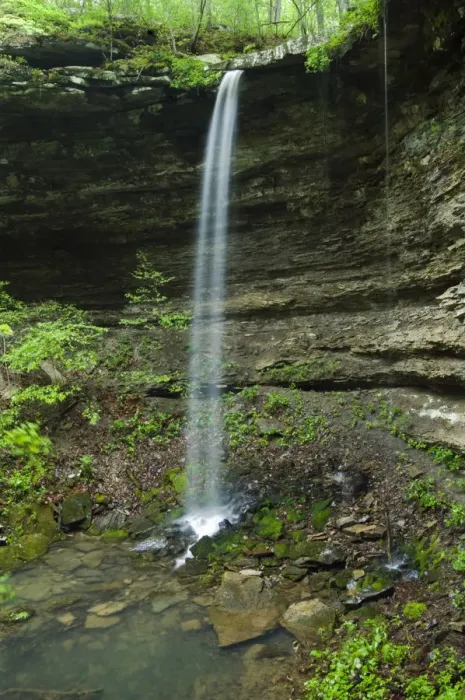 Framed Print : Waterfalls at Indian Creek, ponca Wilderness, Buffalo National River, Arkansas