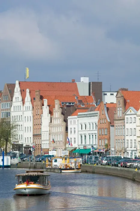 Framed Print : waterfront, Lubeck_germany Framed Print : waterfront, Lubeck_germany