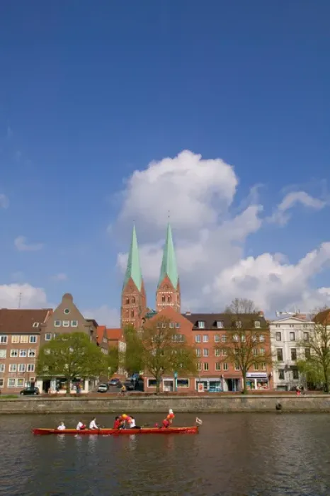 Framed Print : waterfront, Lubeck_germany Framed Print : waterfront, Lubeck_germany