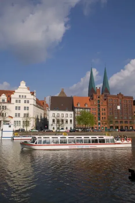 Framed Print : waterfront, Lubeck_germany Framed Print : waterfront, Lubeck_germany