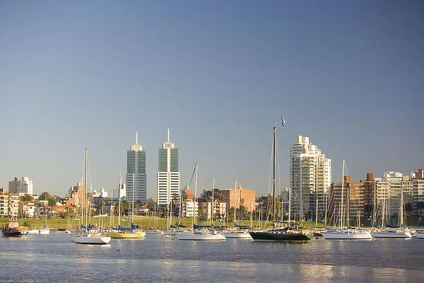 Waterfront view of Montevideo, Uruguay