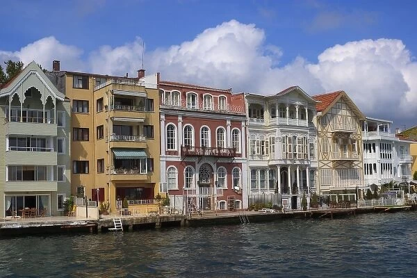 Waterfront villas, Bosphorus, Istanbul, Turkey