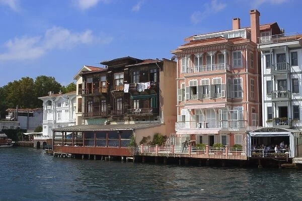 Waterfront villas, Bosphorus, Istanbul, Turkey