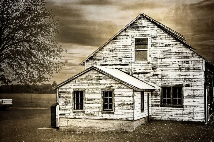 Framed Print : Weathered house Framed Print : Weathered house
