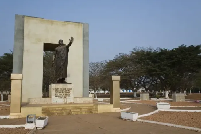 Framed Print : West Africa, Benin, Abomey. Monument of King Glele of Dahomey near the Royal Palace of Abomey Framed Print : West Africa, Benin, Abomey. Monument of King Glele of Dahomey near the Royal Palace of Abomey