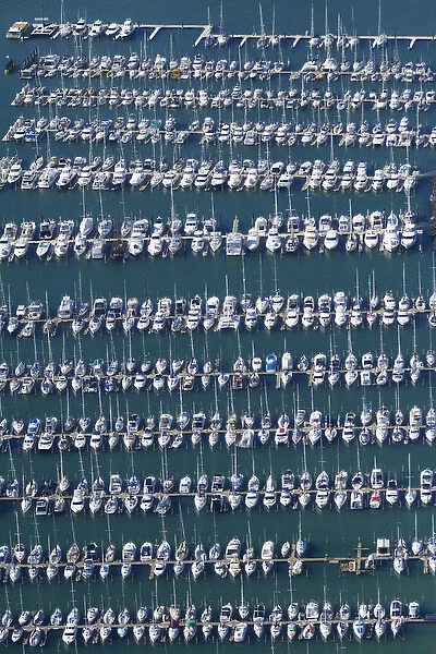 Westhaven Marina, Auckland, North Island, New Zealand - aerial