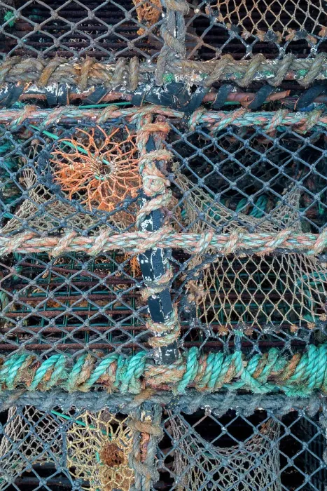 Framed Print : Westport Ireland, lobsters pots are ready to go to sea