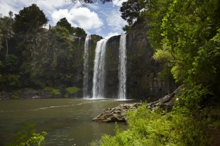 Framed Print : Whangarei Falls, Whangarei, Northland, North Island, New Zealand