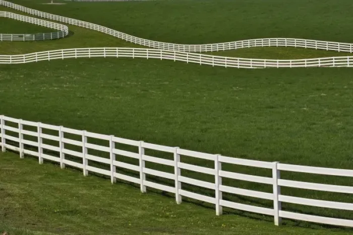 Framed Print : White fence winding across Calumet horse farm, Lexington, Kentucky Framed Print : White fence winding across Calumet horse farm, Lexington, Kentucky